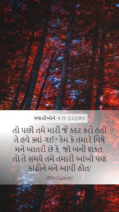 ગલાતીઓને 4:15 GUJIRV Bible Verse Image