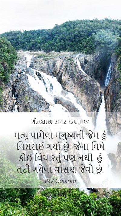 ગીતશાસ્ત્ર 31:12 GUJIRV Bible Verse Image