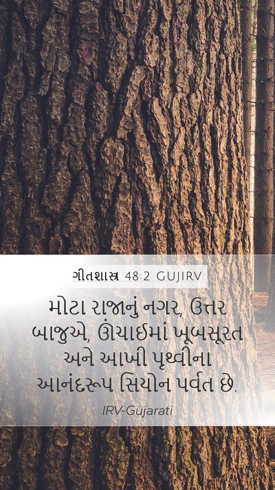 ગીતશાસ્ત્ર 48:2 GUJIRV Bible Verse Image