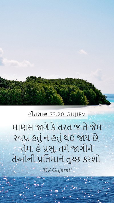 ગીતશાસ્ત્ર 73:20 GUJIRV Bible Verse Image