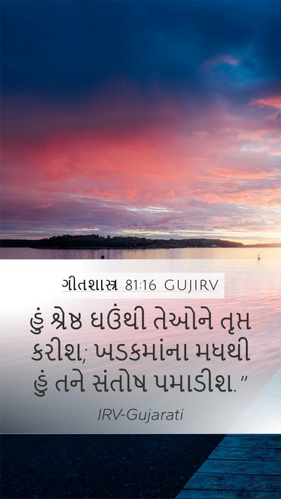 ગીતશાસ્ત્ર 81:16 GUJIRV Bible Verse Image