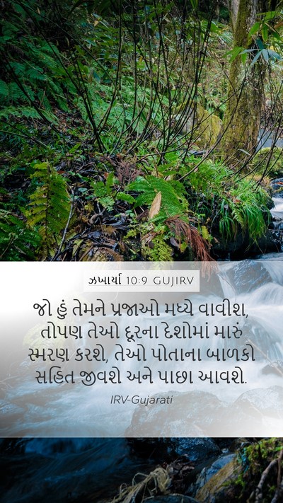 ઝખાર્યા 10:9 GUJIRV Bible Verse Image