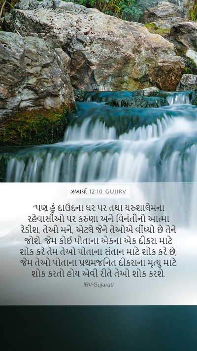 ઝખાર્યા 12:10 GUJIRV Bible Verse Image