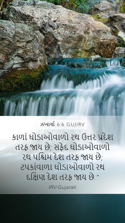 ઝખાર્યા 6:6 GUJIRV Bible Verse Image