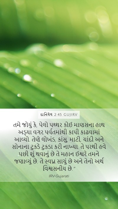 દાનિયેલ 2:45 GUJIRV Bible Verse Image