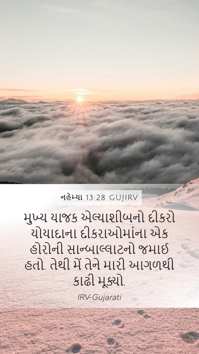 નહેમ્યા 13:28 GUJIRV Bible Verse Image