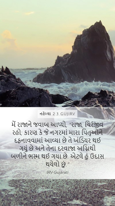 નહેમ્યા 2:3 GUJIRV Bible Verse Image