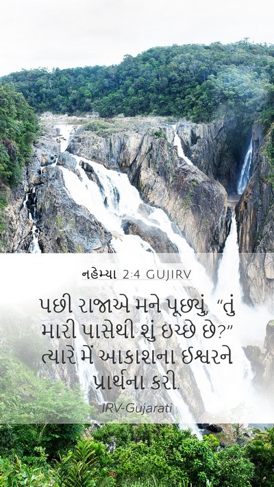 નહેમ્યા 2:4 GUJIRV Bible Verse Image