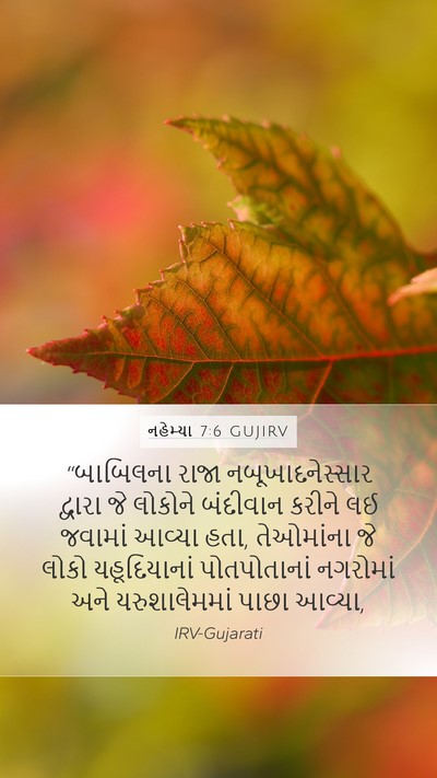 નહેમ્યા 7:6 GUJIRV Bible Verse Image