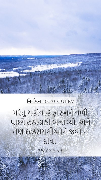 નિર્ગમન 10:20 GUJIRV Bible Verse Image