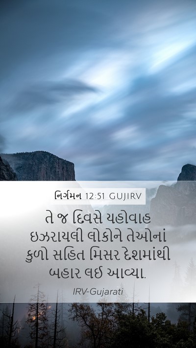 નિર્ગમન 12:51 GUJIRV Bible Verse Image
