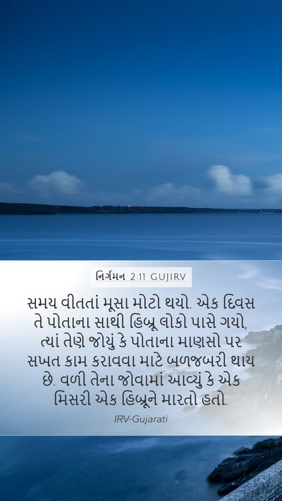 નિર્ગમન 2:11 GUJIRV Bible Verse Image