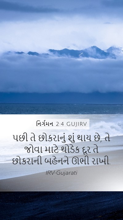 નિર્ગમન 2:4 GUJIRV Bible Verse Image