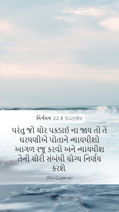 નિર્ગમન 22:8 GUJIRV Bible Verse Image