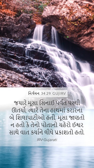 નિર્ગમન 34:29 GUJIRV Bible Verse Image