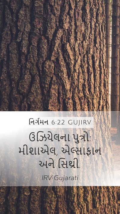 નિર્ગમન 6:22 GUJIRV Bible Verse Image