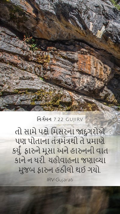 નિર્ગમન 7:22 GUJIRV Bible Verse Image