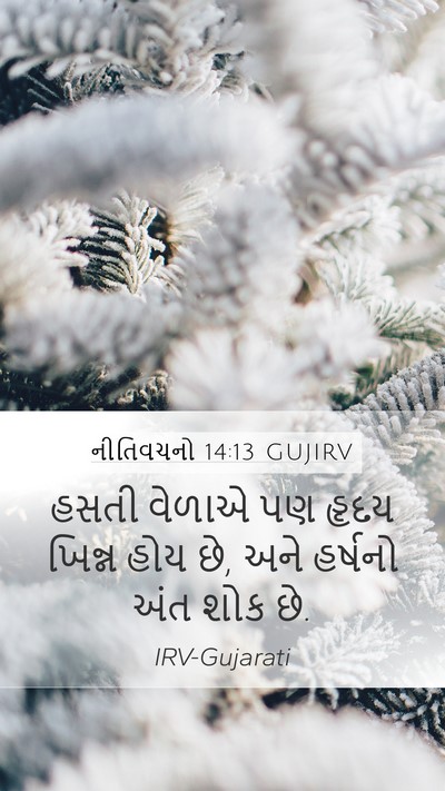 નીતિવચનો 14:13 GUJIRV Bible Verse Image
