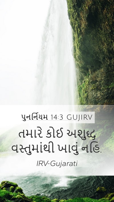 પુનર્નિયમ 14:3 GUJIRV Bible Verse Image