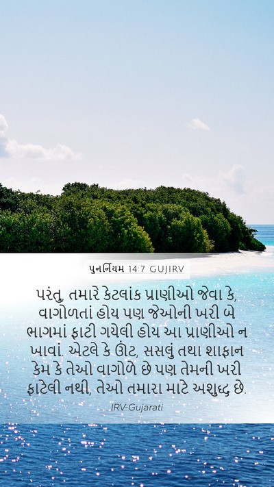 પુનર્નિયમ 14:7 GUJIRV Bible Verse Image