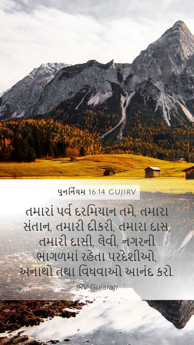 પુનર્નિયમ 16:14 GUJIRV Bible Verse Image