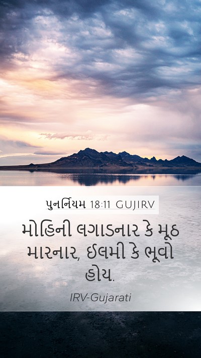 પુનર્નિયમ 18:11 GUJIRV Bible Verse Image