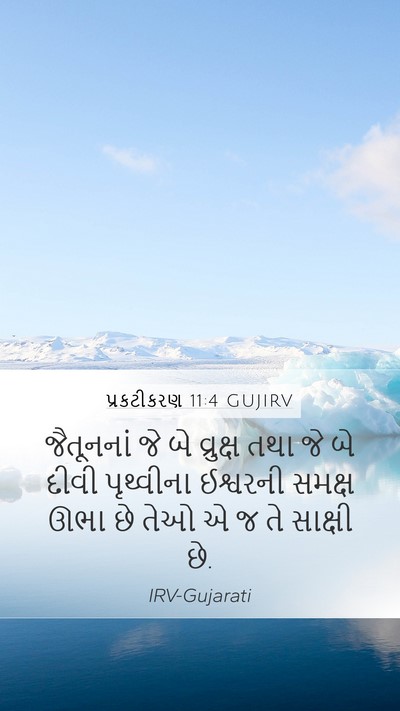 પ્રકટીકરણ 11:4 GUJIRV Bible Verse Image