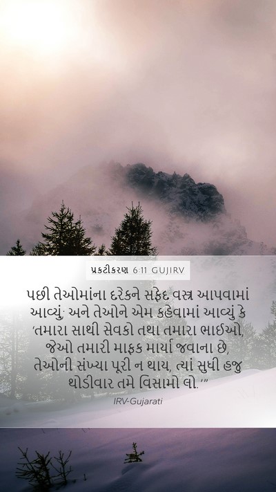 પ્રકટીકરણ 6:11 GUJIRV Bible Verse Image
