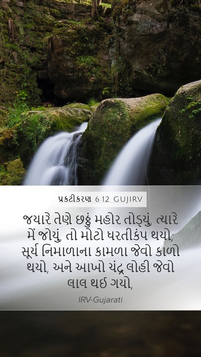 પ્રકટીકરણ 6:12 GUJIRV Bible Verse Image
