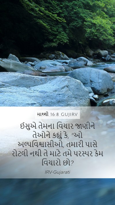 માથ્થી 16:8 GUJIRV Bible Verse Image