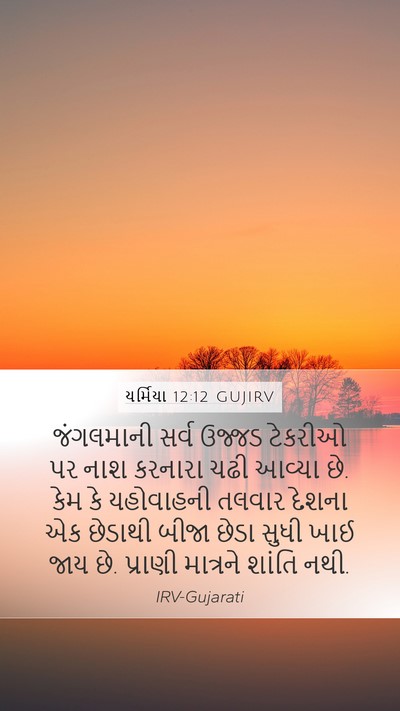 યર્મિયા 12:12 GUJIRV Bible Verse Image