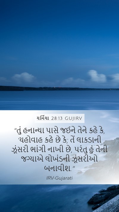 યર્મિયા 28:13 GUJIRV Bible Verse Image