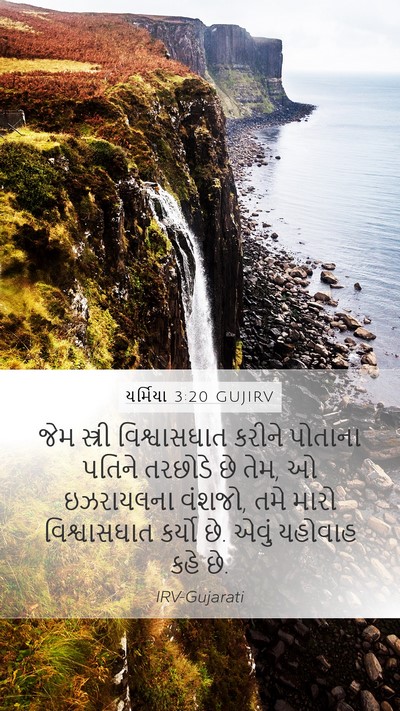યર્મિયા 3:20 GUJIRV Bible Verse Image