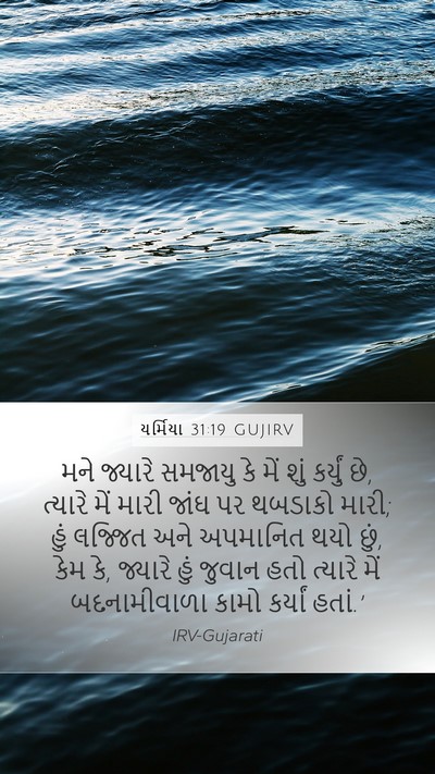 યર્મિયા 31:19 GUJIRV Bible Verse Image