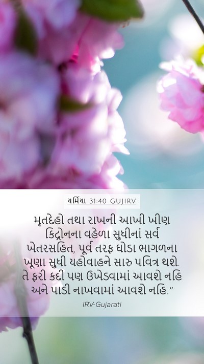 યર્મિયા 31:40 GUJIRV Bible Verse Image