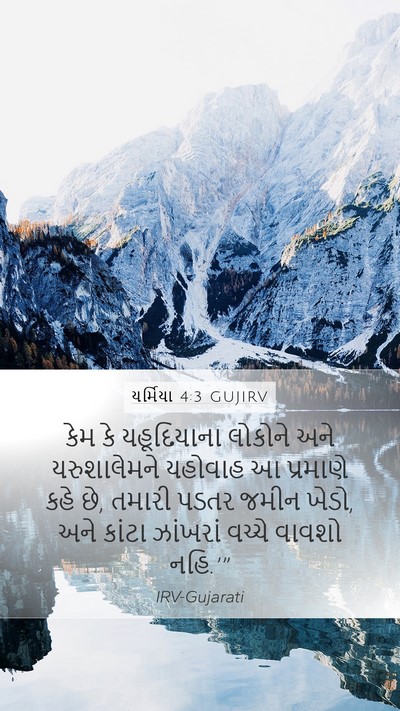યર્મિયા 4:3 GUJIRV Bible Verse Image