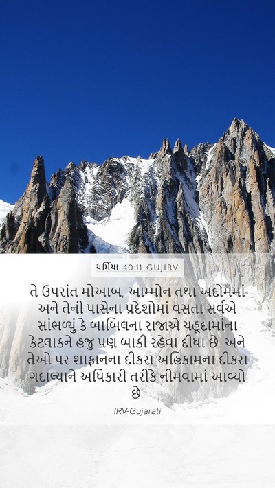 યર્મિયા 40:11 GUJIRV Bible Verse Image