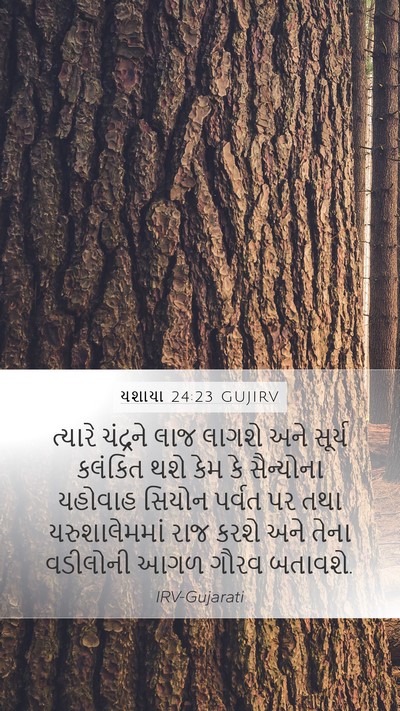 યશાયા 24:23 GUJIRV Bible Verse Image