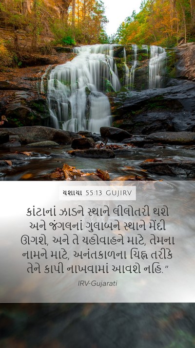 યશાયા 55:13 GUJIRV Bible Verse Image