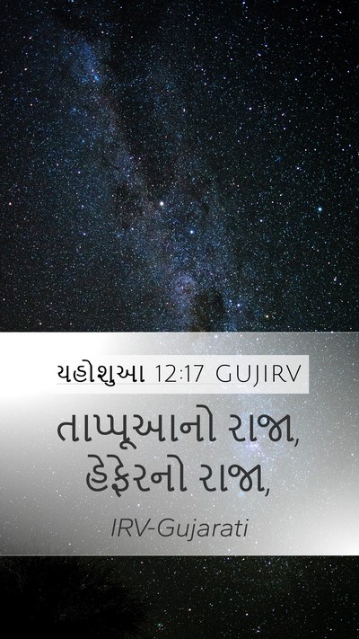 યહોશુઆ 12:17 GUJIRV Bible Verse Image