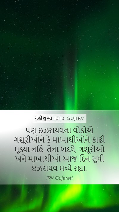યહોશુઆ 13:13 GUJIRV Bible Verse Image