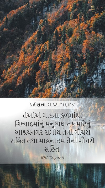 યહોશુઆ 21:38 GUJIRV Bible Verse Image