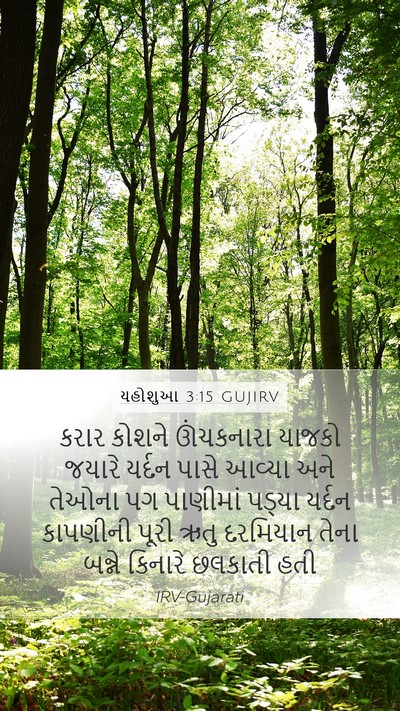 યહોશુઆ 3:15 GUJIRV Bible Verse Image