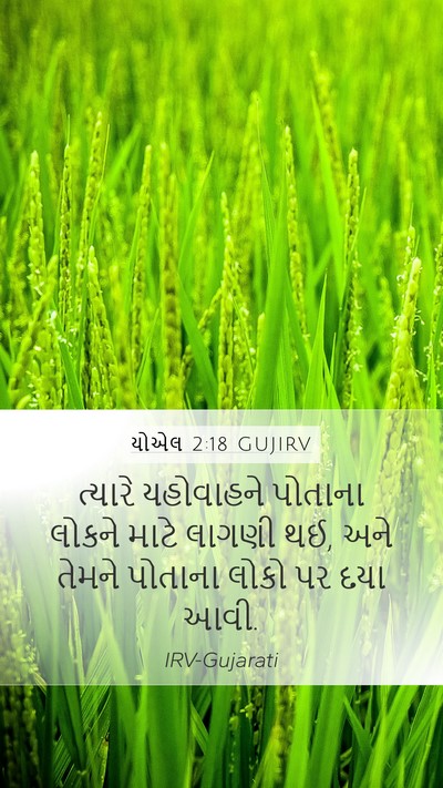 યોએલ 2:18 GUJIRV Bible Verse Image