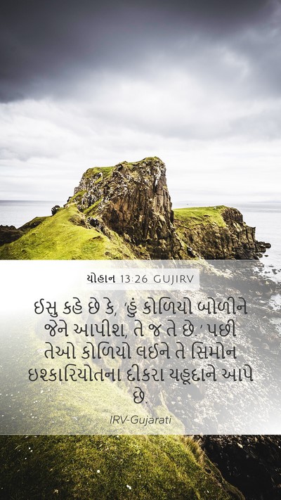 યોહાન 13:26 GUJIRV Bible Verse Image