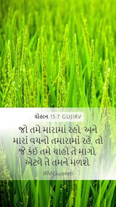 યોહાન 15:7 GUJIRV Bible Verse Image