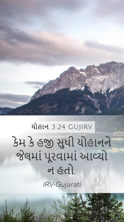 યોહાન 3:24 GUJIRV Bible Verse Image