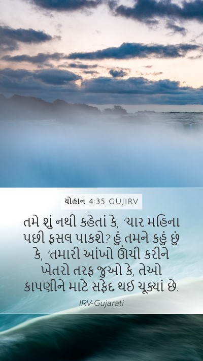યોહાન 4:35 GUJIRV Bible Verse Image