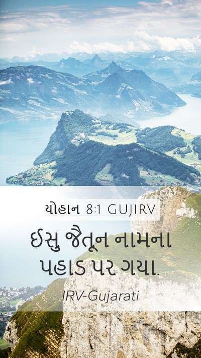 યોહાન 8:1 GUJIRV Bible Verse Image
