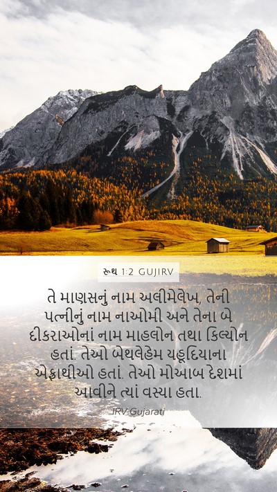 રૂથ 1:2 GUJIRV Bible Verse Image